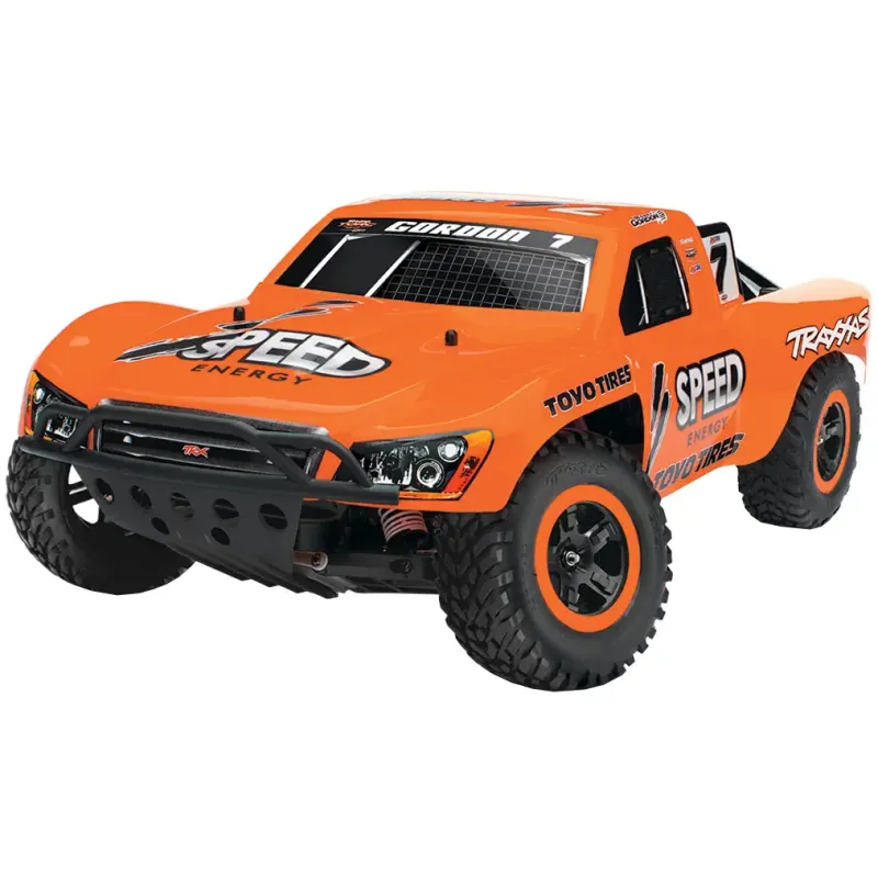 Автомобиль Traxxas Nitro Slash Short Course 1:10 RTR 565 мм 2WD TSM 2,4 ГГц (44056-3 Orange)
