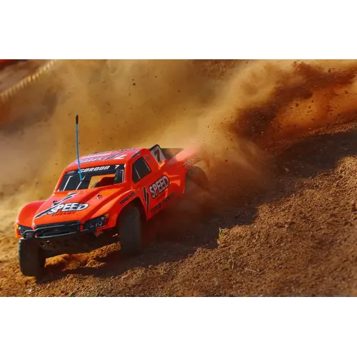 Автомобили Автомобиль Traxxas Nitro Slash Short Course 1:10 RTR 565 мм 2WD TSM 2,4 ГГц (44056-3 Orange)