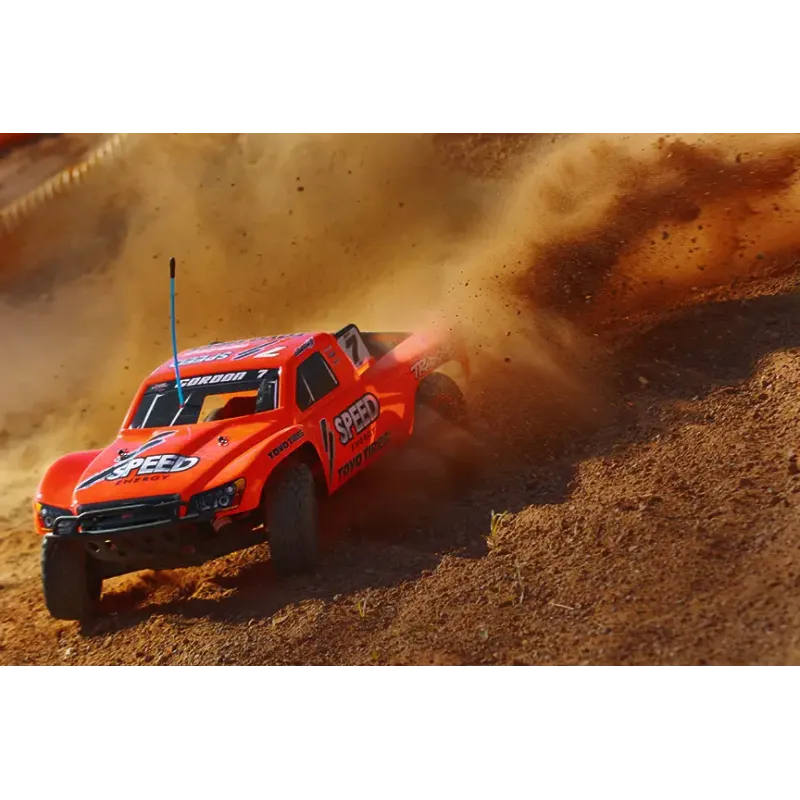 Автомобиль Traxxas Nitro Slash Short Course 1:10 RTR 565 мм 2WD TSM 2,4 ГГц (44056-3 Orange)