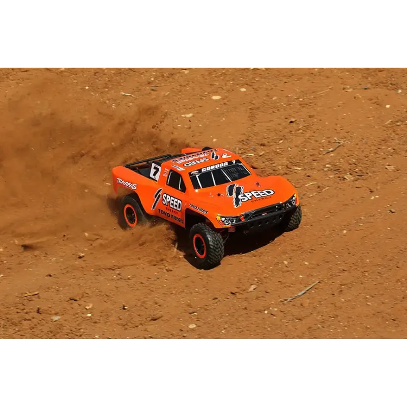 Автомобиль Traxxas Nitro Slash Short Course 1:10 RTR 565 мм 2WD TSM 2,4 ГГц (44056-3 Orange)