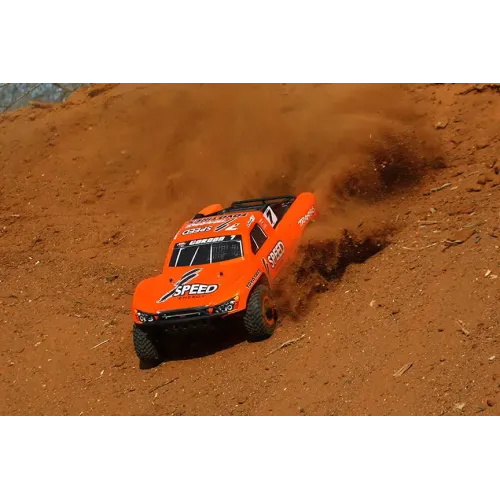 Автомобили Автомобиль Traxxas Nitro Slash Short Course 1:10 RTR 565 мм 2WD TSM 2,4 ГГц (44056-3 Orange)