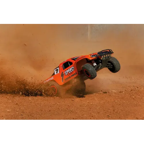 Автомобили Автомобиль Traxxas Nitro Slash Short Course 1:10 RTR 565 мм 2WD TSM 2,4 ГГц (44056-3 Orange)