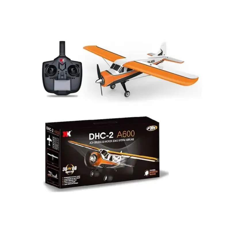 Самолет XK Beaver DHC-2 Brushless RTF 580 мм 2,4 ГГц (XK-A600)