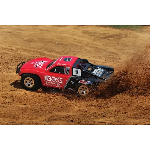 Автомобили Автомобиль Traxxas Nitro Slash Short Course 1:10 RTR 565 мм 2WD TSM 2,4 ГГц (44056-3 Red)