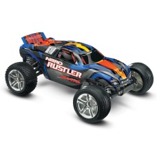 Автомобиль Traxxas Rustler 2,5 Nitro Stadium Truck 1:10 RTR 438 мм 2WD 2,4 ГГц (44094-1 Blue)