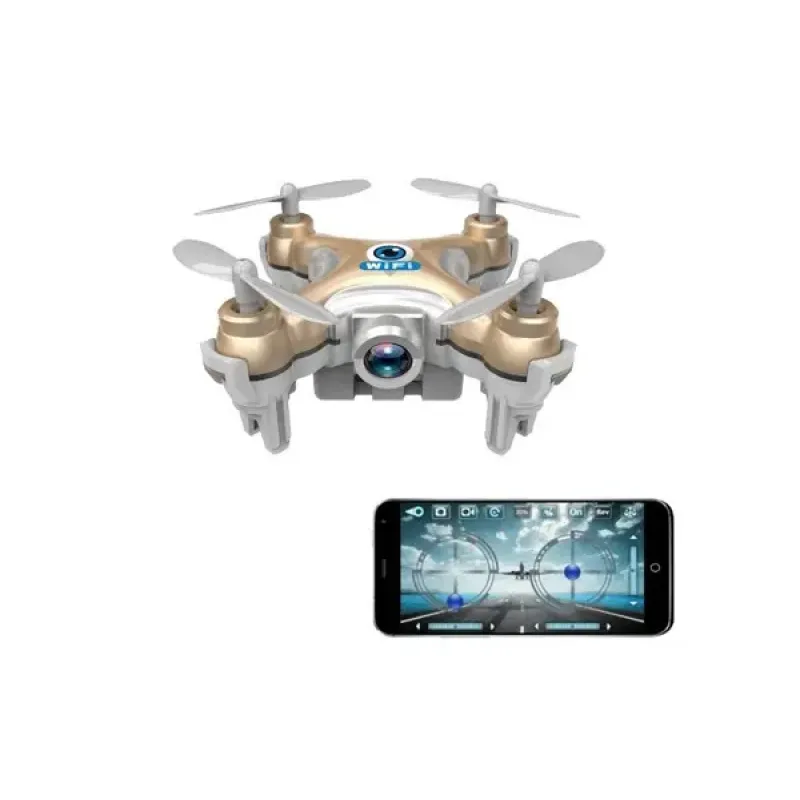 Квадрокоптер нано Wi-Fi Cheerson CX-10W с камерой (бежевый)