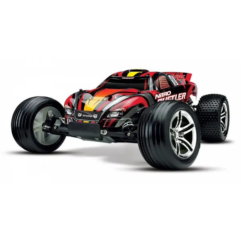 Автомобиль Traxxas Rustler 2,5 Nitro Stadium Truck 1:10 RTR 438 мм 2WD 2,4 ГГц (44094-1 Red)