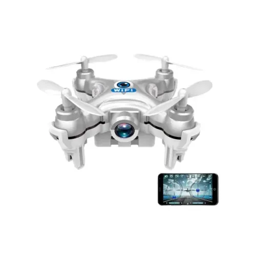 Квадрокоптеры Квадрокоптер нано Wi-Fi Cheerson CX-10W с камерой (серый)