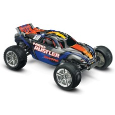 Автомобиль Traxxas Rustler 2,5 Nitro Stadium Truck 1:10 RTR 438 мм 2WD 2,4 ГГц (44094-1 SBL)