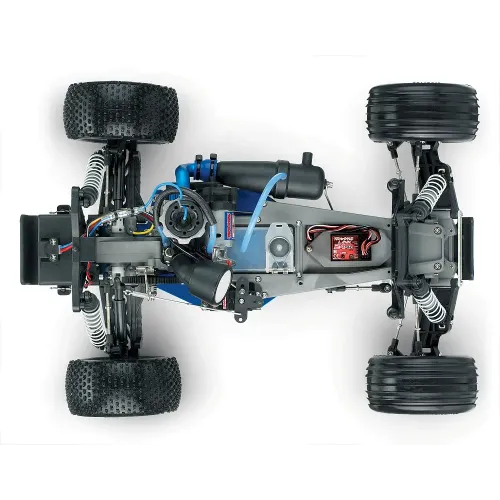 Стадіум-трак Автомобиль Traxxas Rustler 2,5 Nitro Stadium Truck 1:10 RTR 438 мм 2WD 2,4 ГГц (44094-1 SBL)