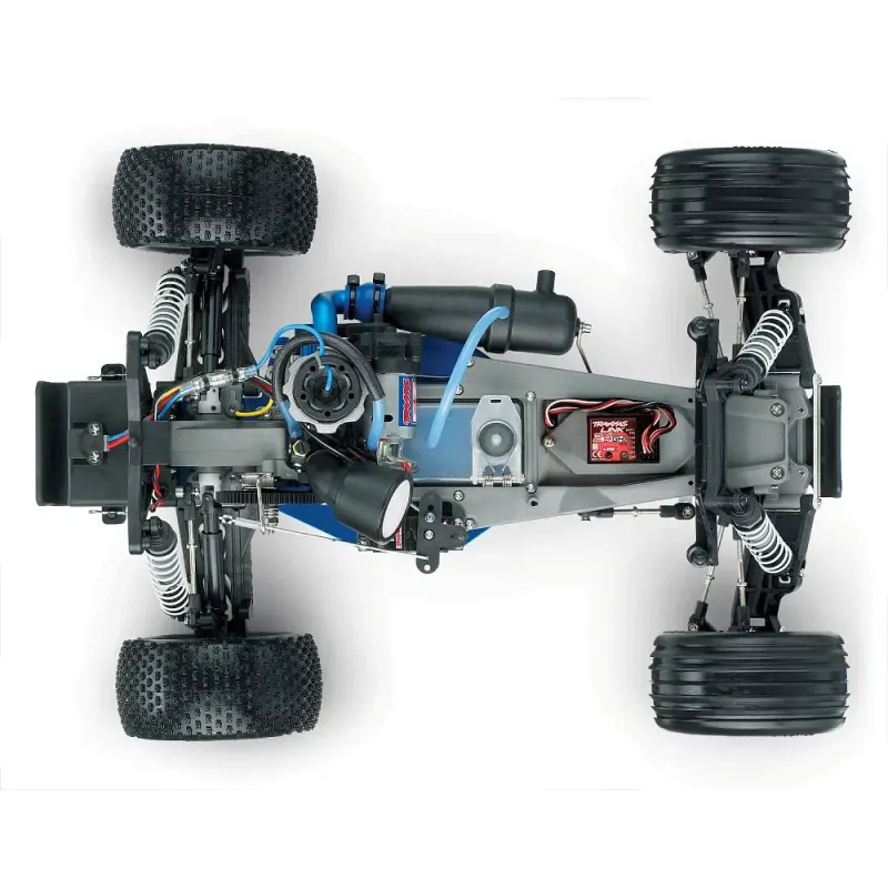 Автомобиль Traxxas Rustler 2,5 Nitro Stadium Truck 1:10 RTR 438 мм 2WD 2,4 ГГц (44094-1 SBL)