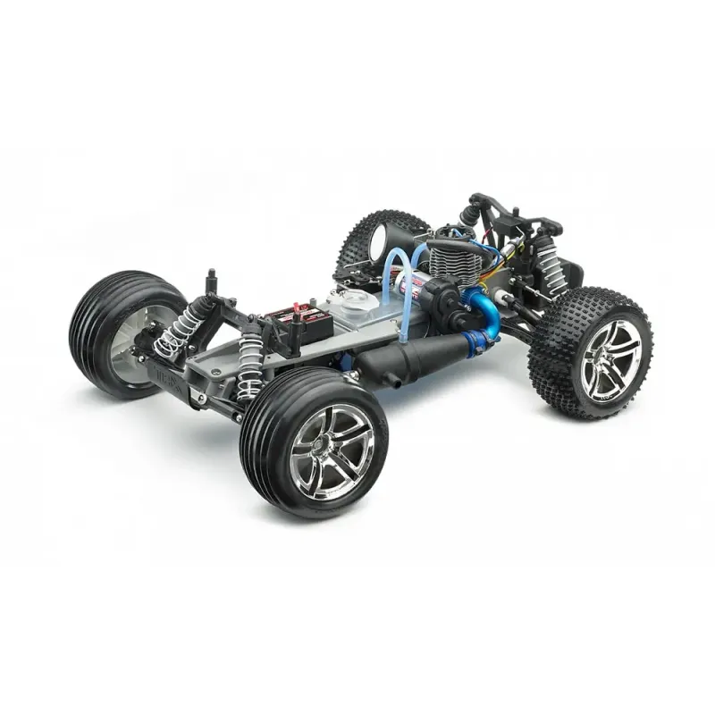 Автомобиль Traxxas Rustler 2,5 Nitro Stadium Truck 1:10 RTR 438 мм 2WD 2,4 ГГц (44094-1 SBL)