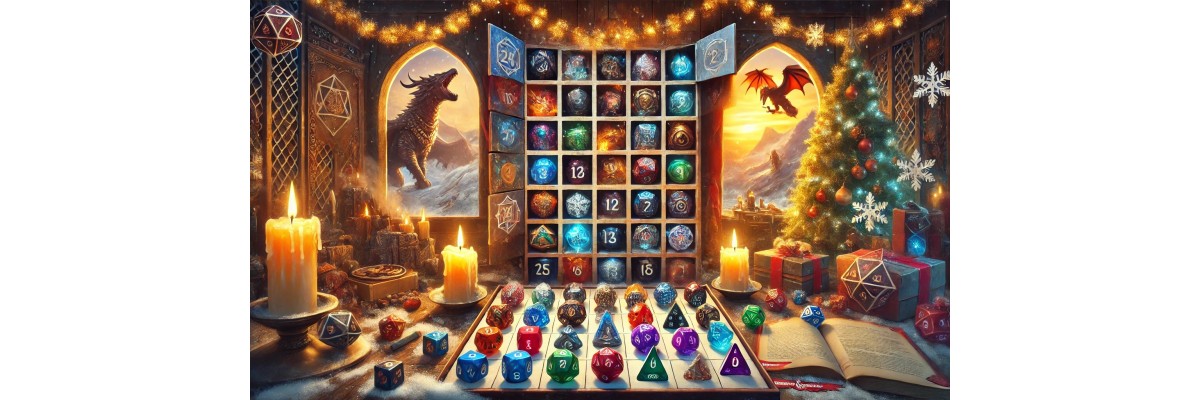 Адвент-календарь для геймеров: ежедневная магия кубиков и праздничного настроения!
