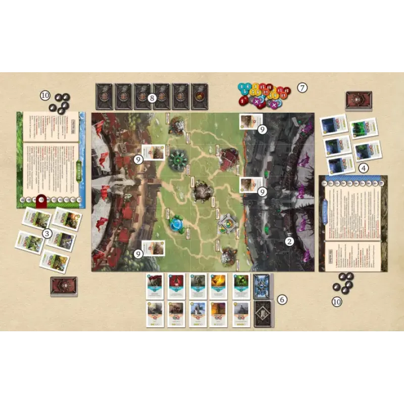 Настольная игра Защитник Короны (Royal Defense) + комикс