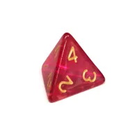 Кубик D4 прозрачный (цвет в ассортименте)
