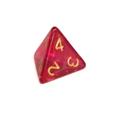 Кубик D4 прозрачный (цвет в ассортименте)