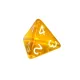 Кубик D4 прозорий (колір в асортименті)
