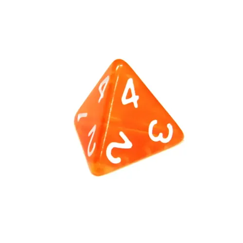 Кубик D4 прозорий (колір в асортименті)