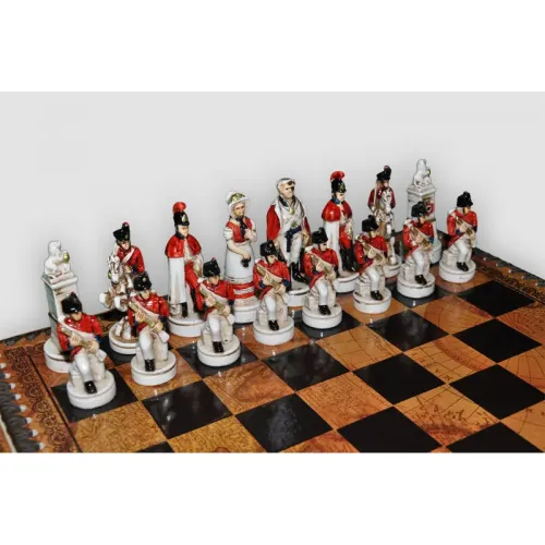Шахматные фигуры Шахматные Фигуры - "Battaglia Di Waterloo" (Small Size) / "Битва При Ватерлоо" (SP3659)