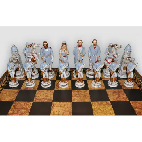 Шахові фігури Шахові Фігури - "Gettysburg Nord-Sud" (Medium Size) / "Битва за Геттісберга" (SP89)