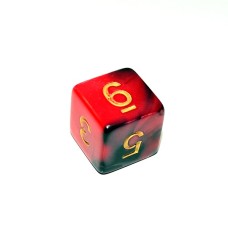 Кубик D6 з цифрами Mix Color (колір в асортименті)