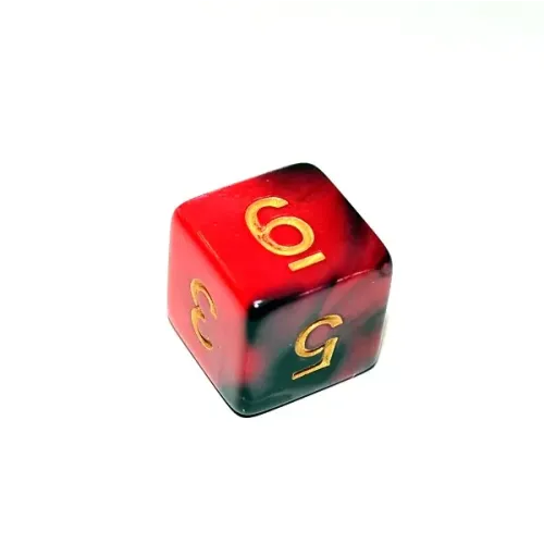 Игровые аксессуары Кубик D6 с цифрами Mix Color (цвет в ассортименте)