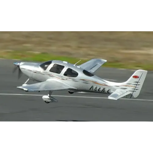 Самолёты Самолет Dynam Cirrus SR22 Brushless RTF 1400 мм 2,4 ГГц (DY8936-Silver RTF)