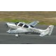 Літаки Самолет Dynam Cirrus SR22 Brushless RTF 1400 мм 2,4 ГГц (DY8936-Silver RTF)