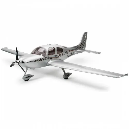Самолёты Самолет Dynam Cirrus SR22 Brushless RTF 1400 мм 2,4 ГГц (DY8936-Silver RTF)