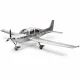 Самолёты Самолет Dynam Cirrus SR22 Brushless RTF 1400 мм 2,4 ГГц (DY8936-Silver RTF)