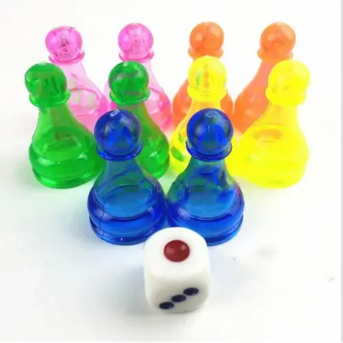 Фішки для настільних ігор пластикові прозорі 34 мм (1 шт)