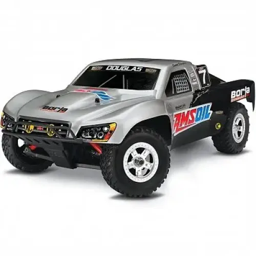 Шорт-корс Автомобиль Traxxas Slash Short Course 1:16 RTR 356 мм 4WD 2,4 ГГц (70054-1 Silver)