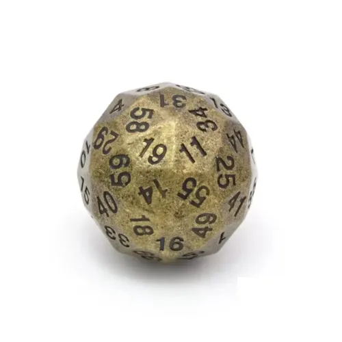 Игровые аксессуары Кубик D60 металлический (цвет в ассортименте)