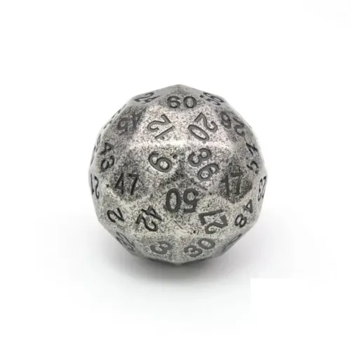 Игровые аксессуары Кубик D60 металлический (цвет в ассортименте)