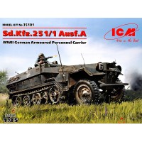 Германский бронетранспортер Sd.Kfz.251/1 Ausf.A, ІІ МВ (ICM 35101)