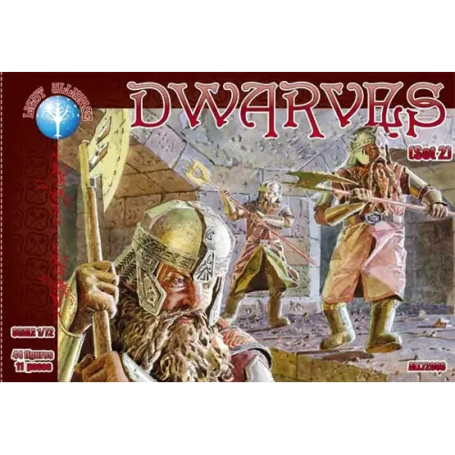 Фигуры и миниатюры Гномы, набор 2 (ALL72008) Масштаб: 1:72