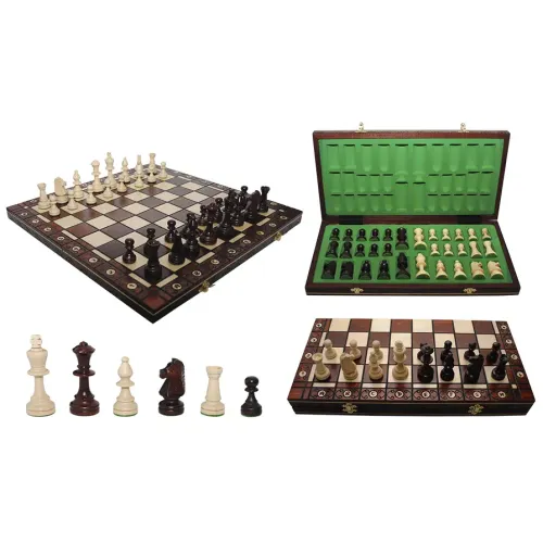 Шахи Шахи 3135 CONSUL, коричневі, 48x24x6см (король 90мм)