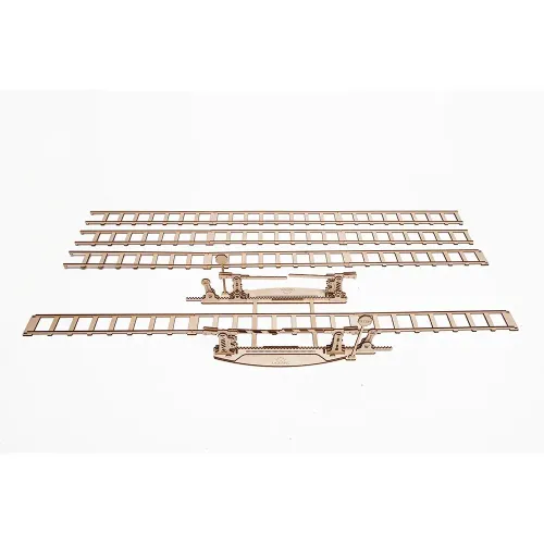 Ukrainian Gears Тривимірна механічна головоломка-конструктор «Рейки з переїздом» (UG-016)