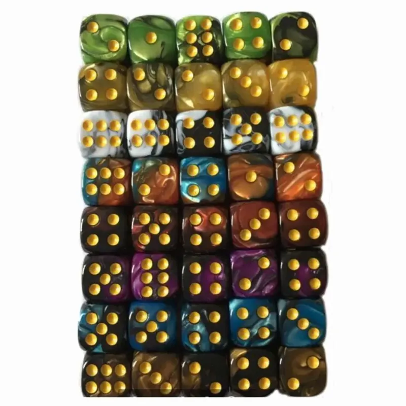 Кубик D6 з точками Mix Color (колір в асортименті)
