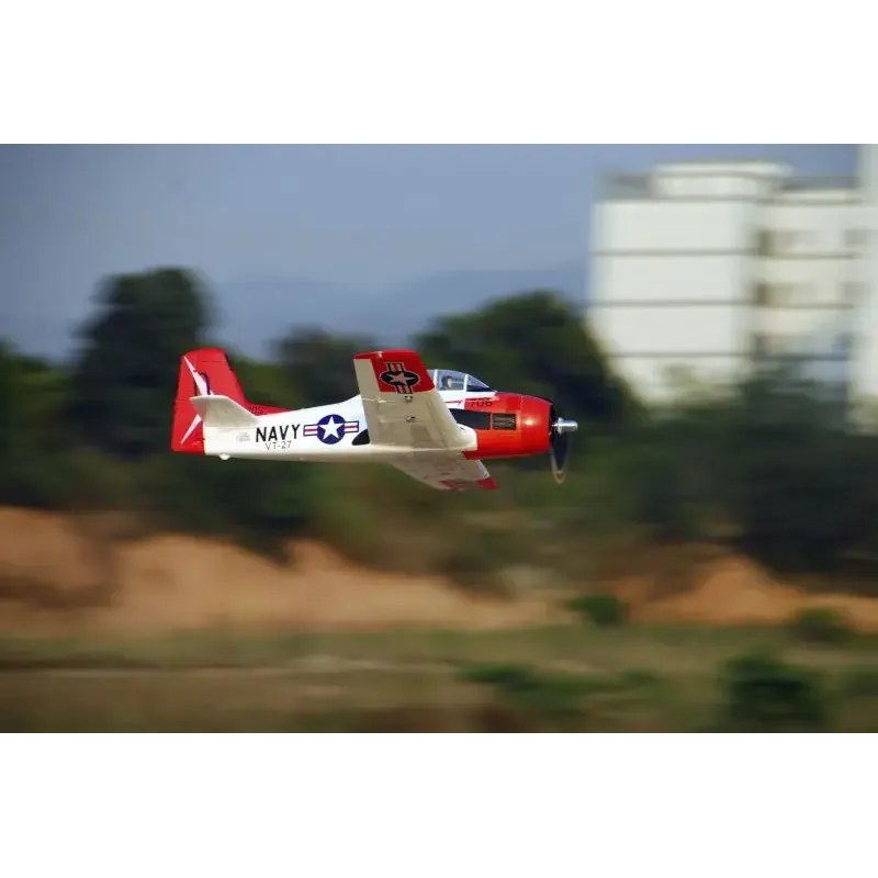 Самолет FMS North American T-28D Trojan PNP 1420 мм (FMS030 Red)
