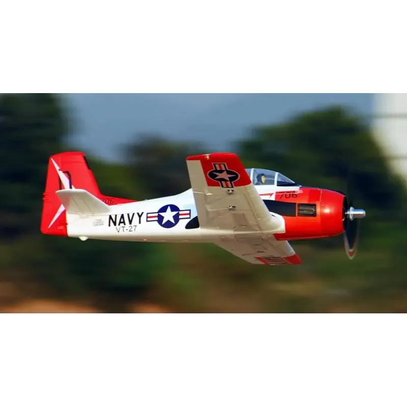 Самолет FMS North American T-28D Trojan PNP 1420 мм (FMS030 Red)
