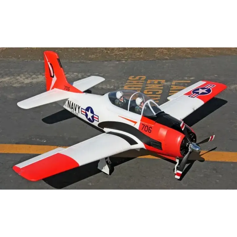 Самолет FMS North American T-28D Trojan PNP 1420 мм (FMS030 Red)