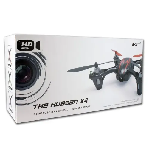 Квадрокоптери Квадрокоптер Hubsan X4 RTF 2,4 ГГц HD камера (H107C-HD-BR)