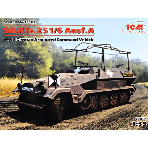 Бронетехніка та артилерія Німецький бронетранспортер Sd.Kfz.251/6 Ausf.A (ICM 35102)