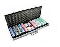 Набір покеру в алюмінієвому кейсі на 500 фішок, без номіналу, 11,5гр.