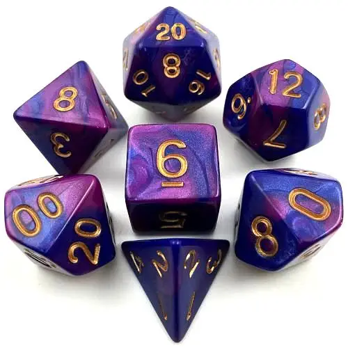 Набір Mix Color кубиків RPG 7 шт (колір в асортименті)