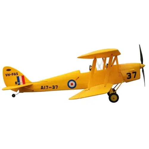 Самолёты Самолет Dynam De Havilland Tiger Moth Brushless RTF 1270 мм 2,4 ГГц (DY8957 RTF)