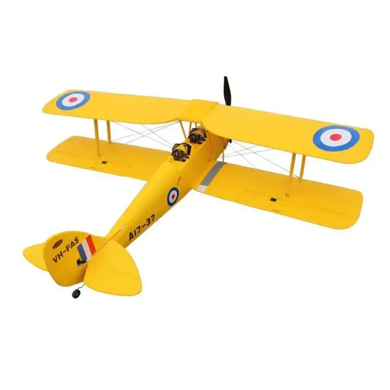 Самолет Dynam De Havilland Tiger Moth Brushless RTF 1270 мм 2,4 ГГц (DY8957 RTF)