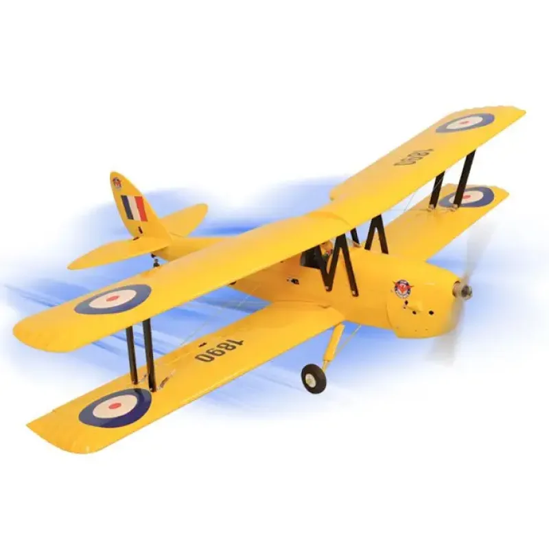 Самолет Dynam De Havilland Tiger Moth Brushless RTF 1270 мм 2,4 ГГц (DY8957 RTF)