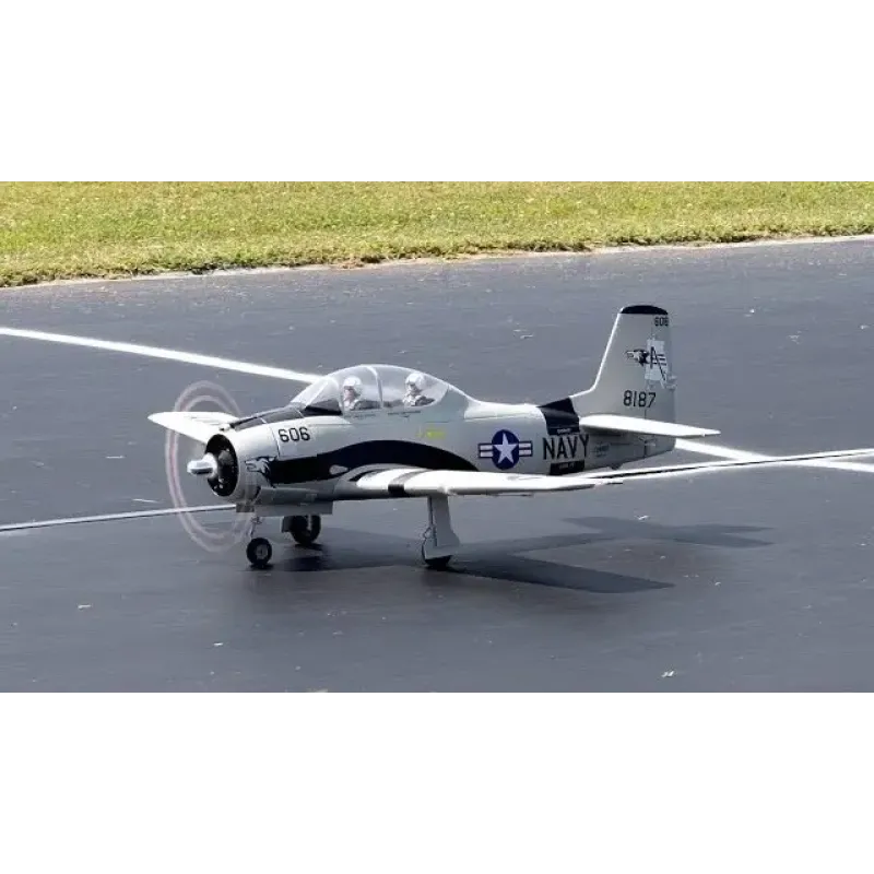 Самолет FMS North American T-28D Trojan PNP 1420 мм (FMS030 Silver)
